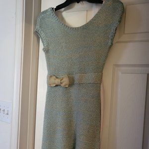 Beautiful Blue & Gold oven dress